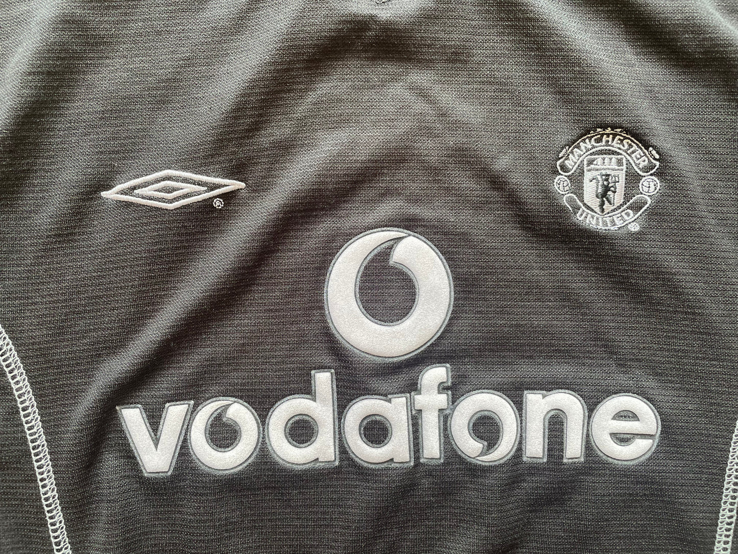 Man United Goalkeeper Shirt 2000-01 (good) Adults XXS / Large Boys 158 Umbro