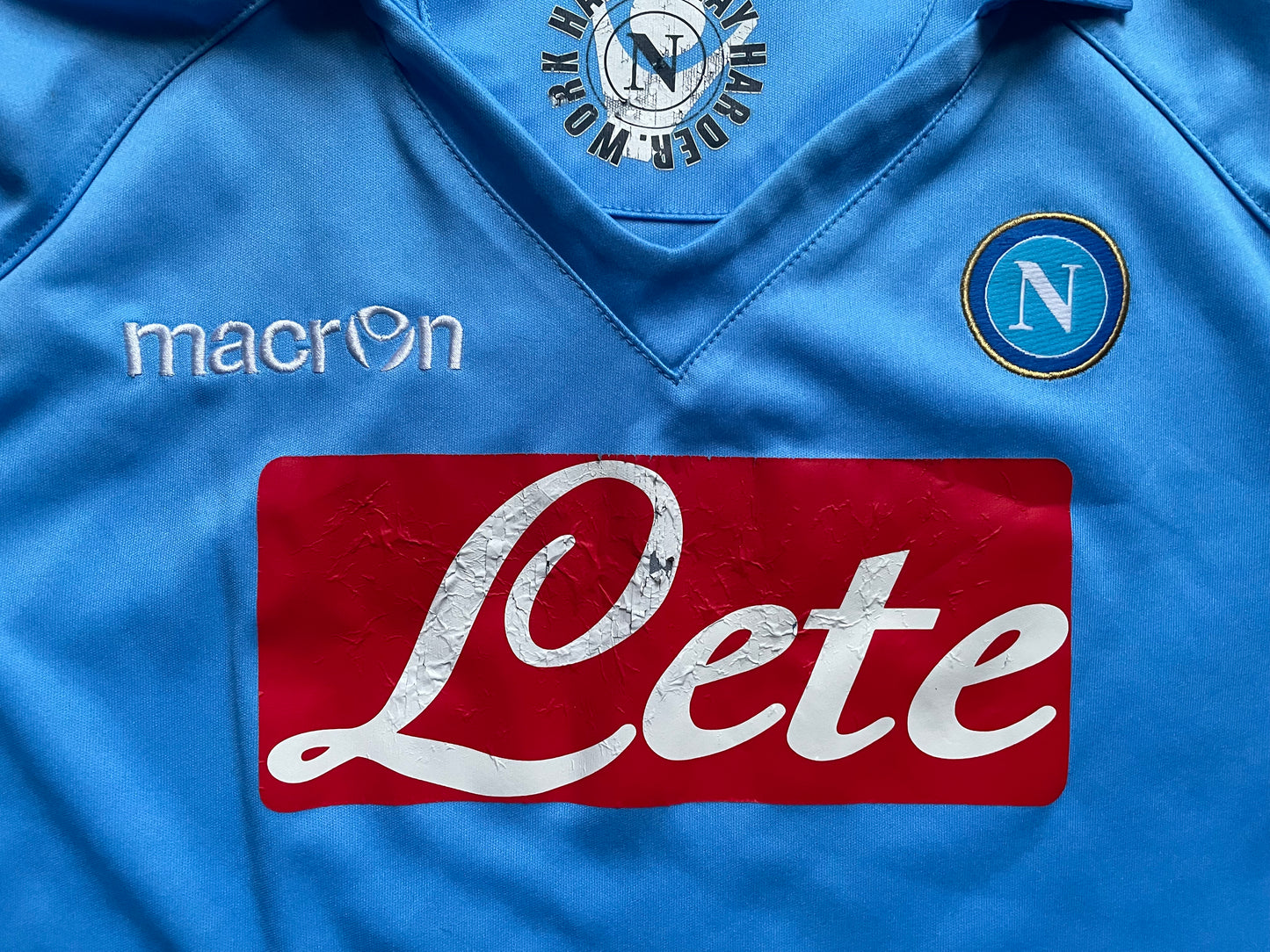 Napoli 2011 Home Shirt (good) Adults XS / Youths Large Junior 155 on tag