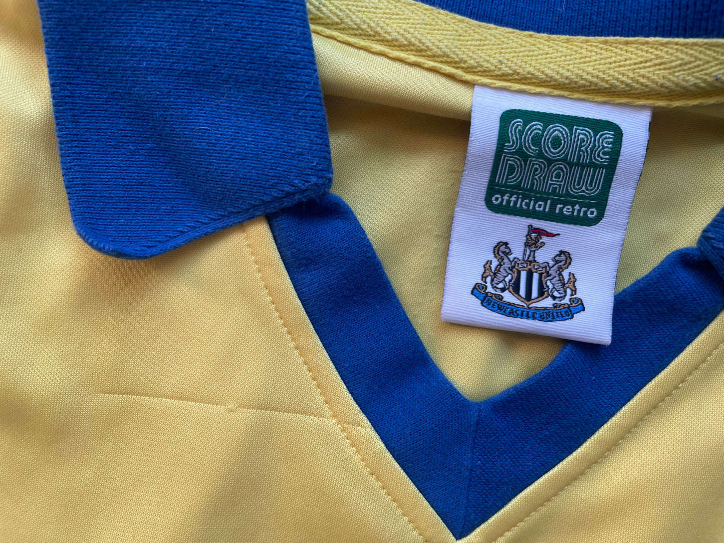 Newcastle Away Shirt 1980 -83 Score Draw (good) Adults Medium
