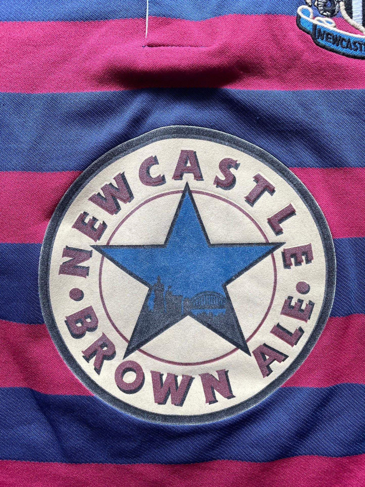 Newcastle Away Shirt 1995 -96 Score Draw (very good) Adults Large