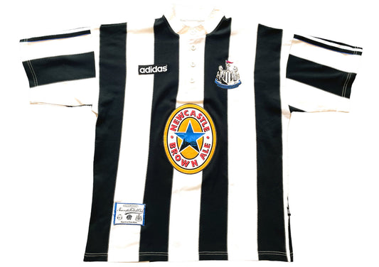 Newcastle 1995-97 Home Shirt GINOLA 14 (very good) Adults Small