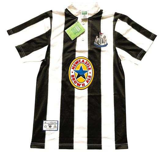 Newcastle Home Shirt 1995 -97 Score Draw (excellent BNWT) Adults Medium