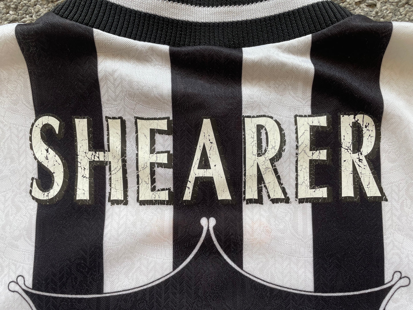 Newcastle Home Shirt 1997-99 SHEARER 9 (good) Adults Large