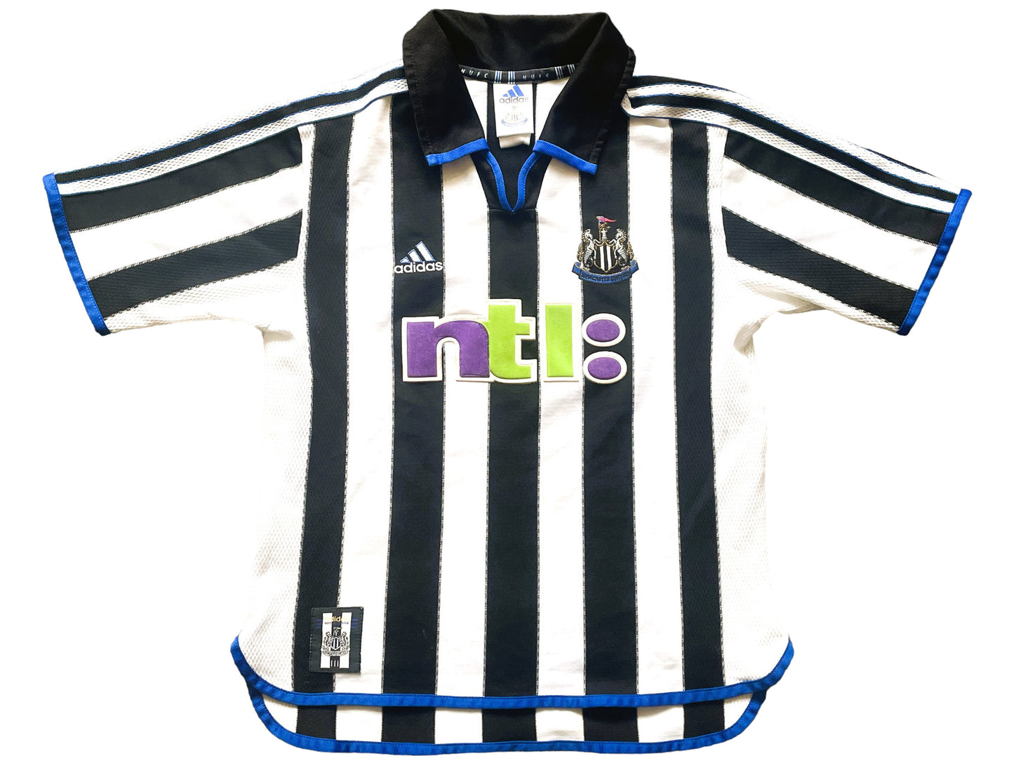 Newcastle Home Shirt 2000-01 SHEARER 9 (good) AdultsXXS/Youth c below