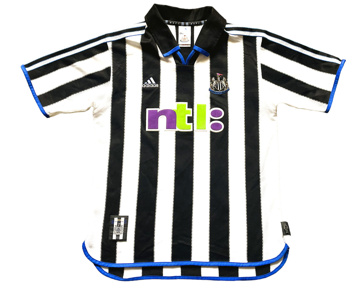 Newcastle Home Shirt 2000-01 SHEARER 9 (good) Adults XSmall 164