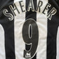 Newcastle Home Shirt 2001 -03 Shearer 9 (very good) 164 Adults XS / Youths