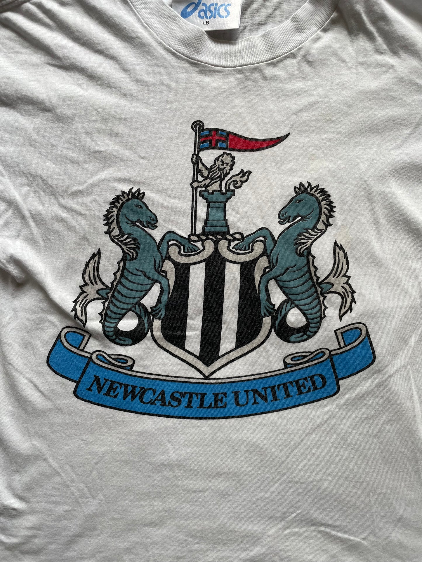 Newcastle United Asics T Shirt 1993-94 (good) Large Boys