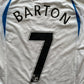 Newcastle Third Shirt 2010 -11 Barton 7 (very good) Adults Medium , Long-Sleeved
