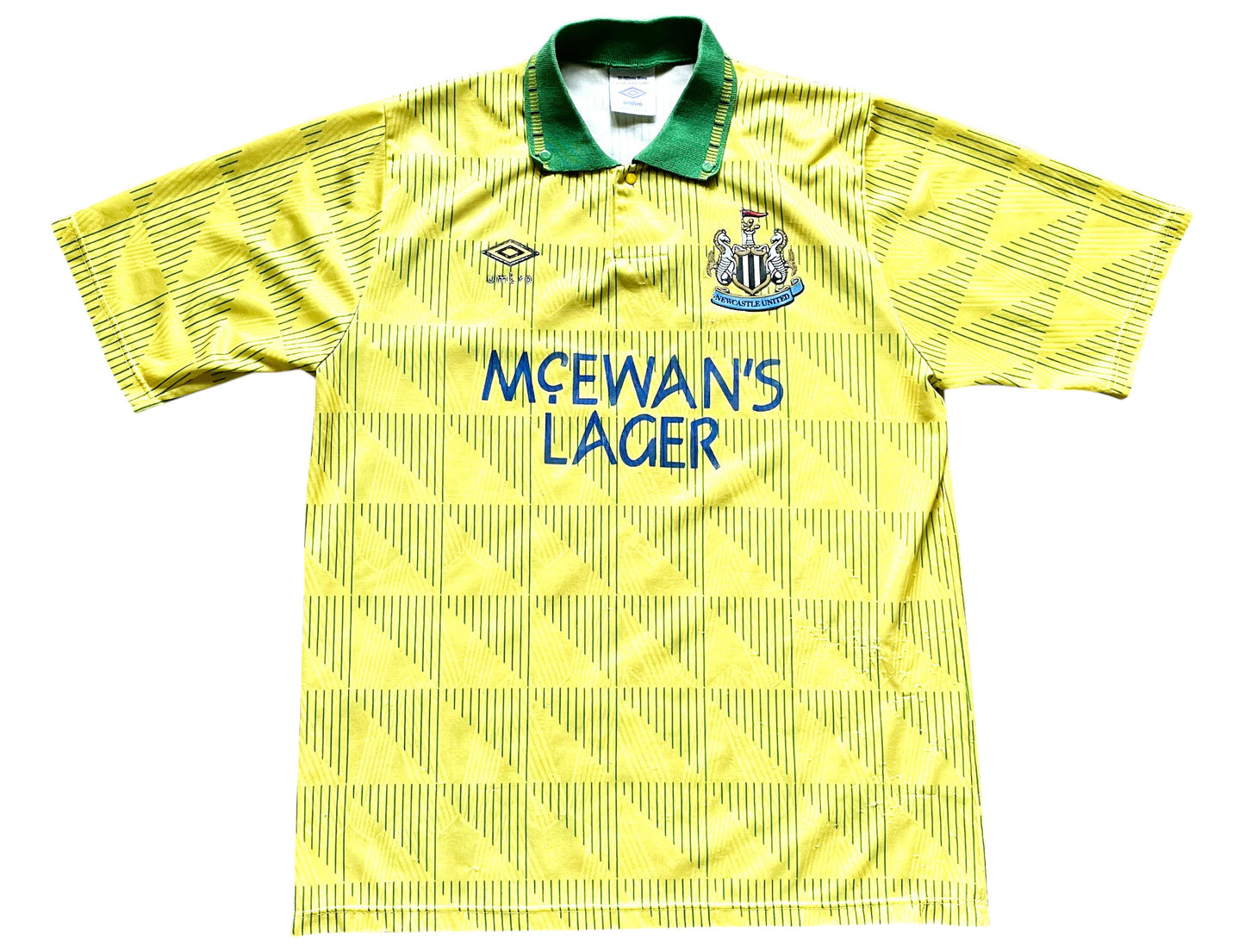 Newcastle Away Shirt 1991-93 (good) Adults Medium 97-102 cm Umbro