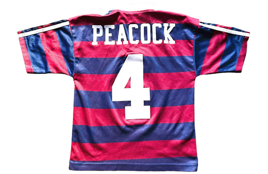 Newcastle 1995-96 Away Shirt PEACOCK 4 (very good) XXS kids 4 to 8 year?