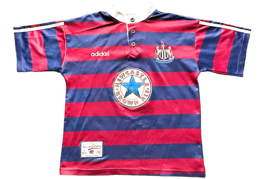 Newcastle 1995-96 Away Shirt Original (good) Size SS Adults XS / Youths Adidas