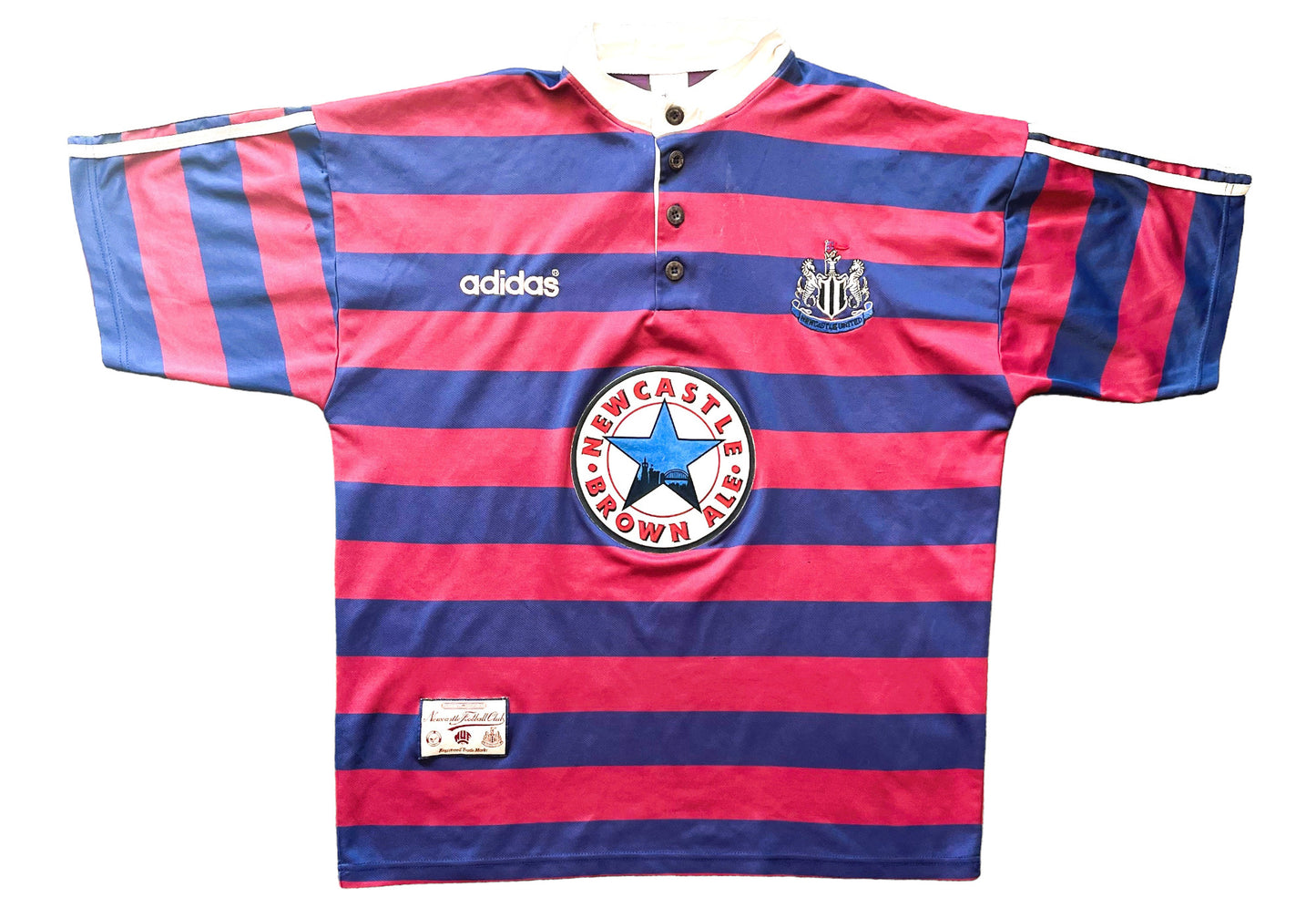 Newcastle 1995 - 96 Away Shirt Original (fair) Adults Large Adidas