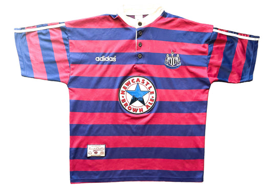 Newcastle 1995 - 96 Away Shirt Original (fair) Adults Large Adidas