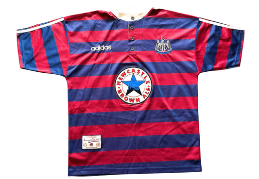 Newcastle Away Shirt 1995 -96 Adidas (very good) Original Adults Medium