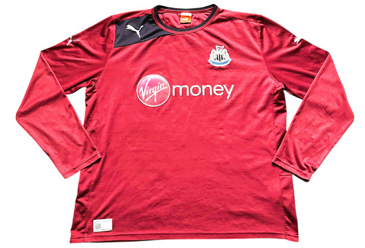 Newcastle Away Shirt 2012 -13 (good) Adults XL Long-Sleeved , Puma