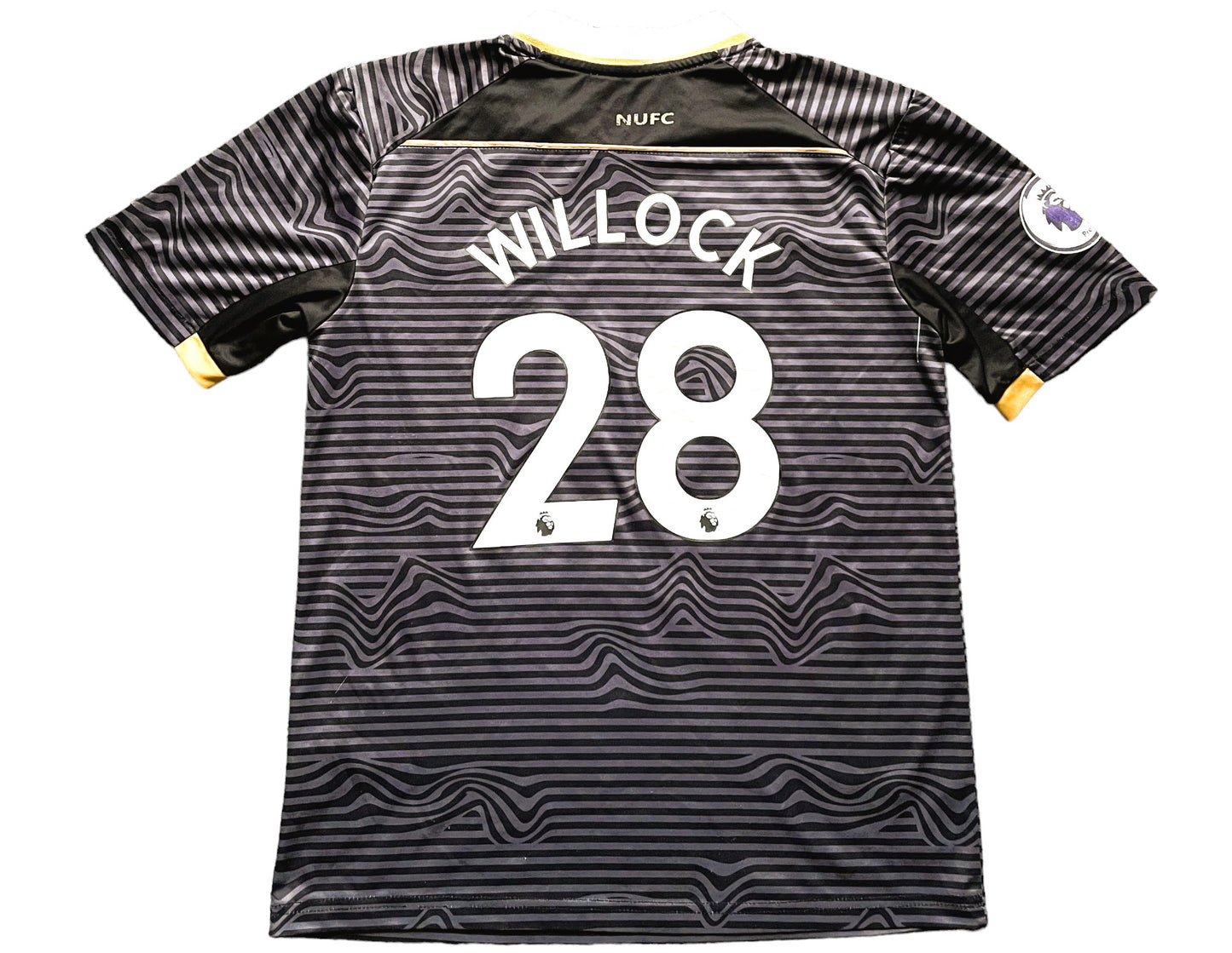 Newcastle 2021 Away Shirt WILLOCK 28 (very good) Adults XS / Youths 28