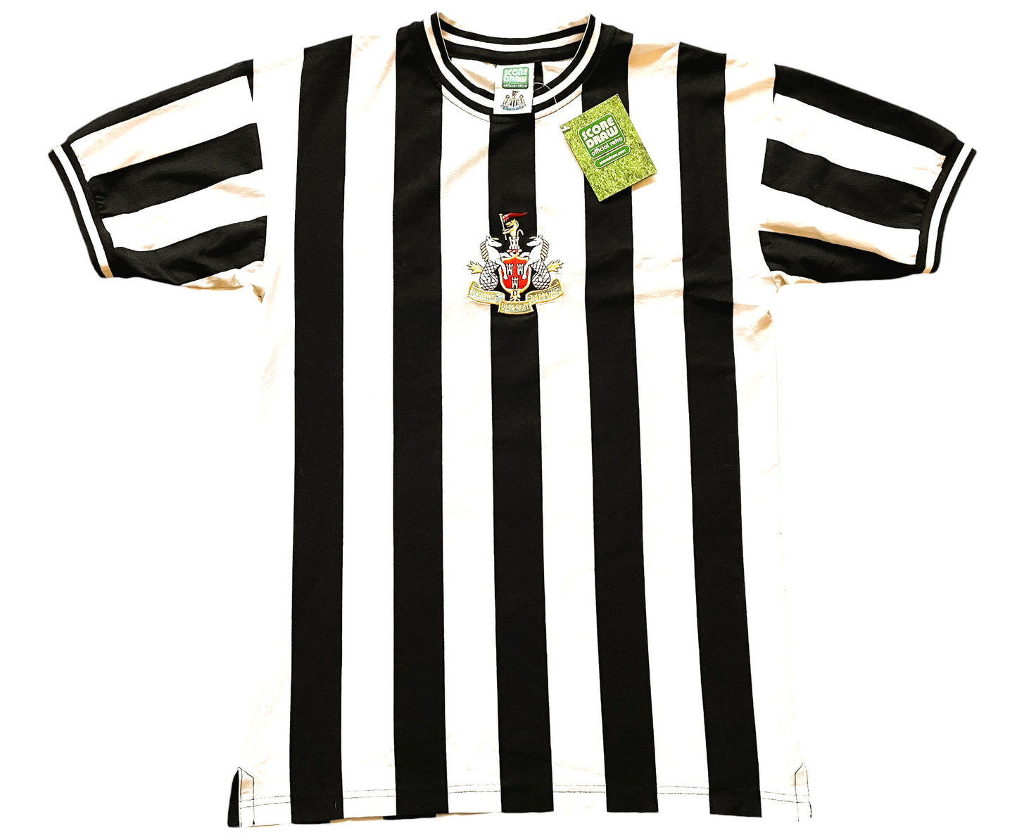 Newcastle Home Shirt 1974 -75 (excellent) Adults Large Score Draw BNWT