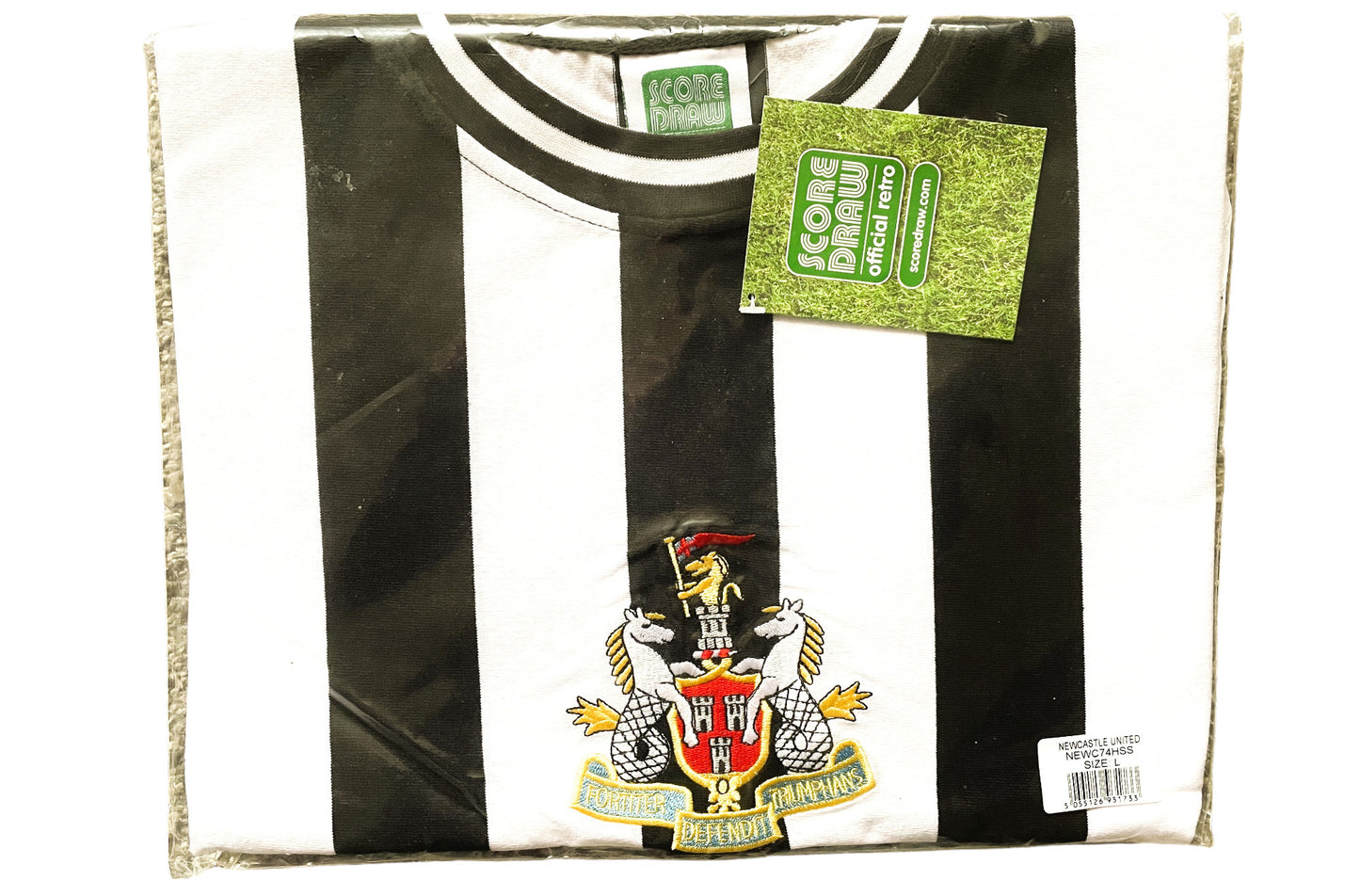 Newcastle 1974 Home Shirt (excellent) Adults Large Score Draw BNIB