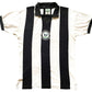 Newcastle Home Shirt 1976 -80 (fair) Adults Small Score Draw official retro