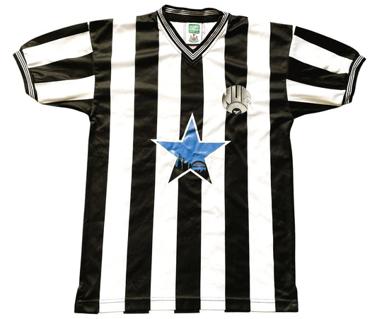 Newcastle Home Shirt 1983 -86 (very good) Adults Small , Score Draw