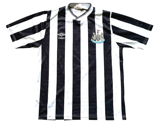 Newcastle Home Shirt 1988 -90 (good) Umbro Adults Medium 38-40