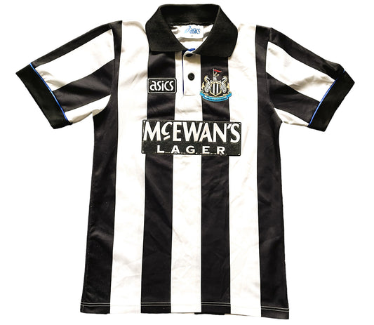 Newcastle 1993 -95 Home Shirt (good) Adults XS though Large Boys on tag