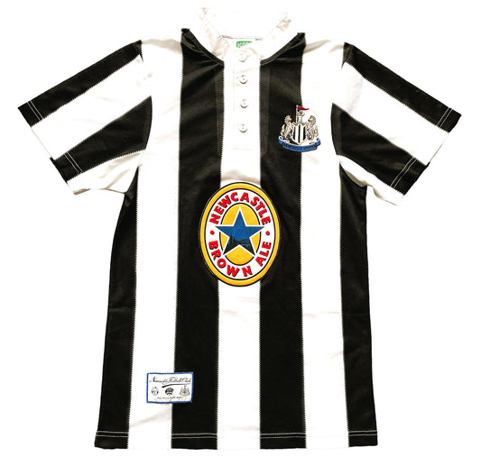 Newcastle Home Shirt 1995 - 97 (excellent) Adults Small Score Draw