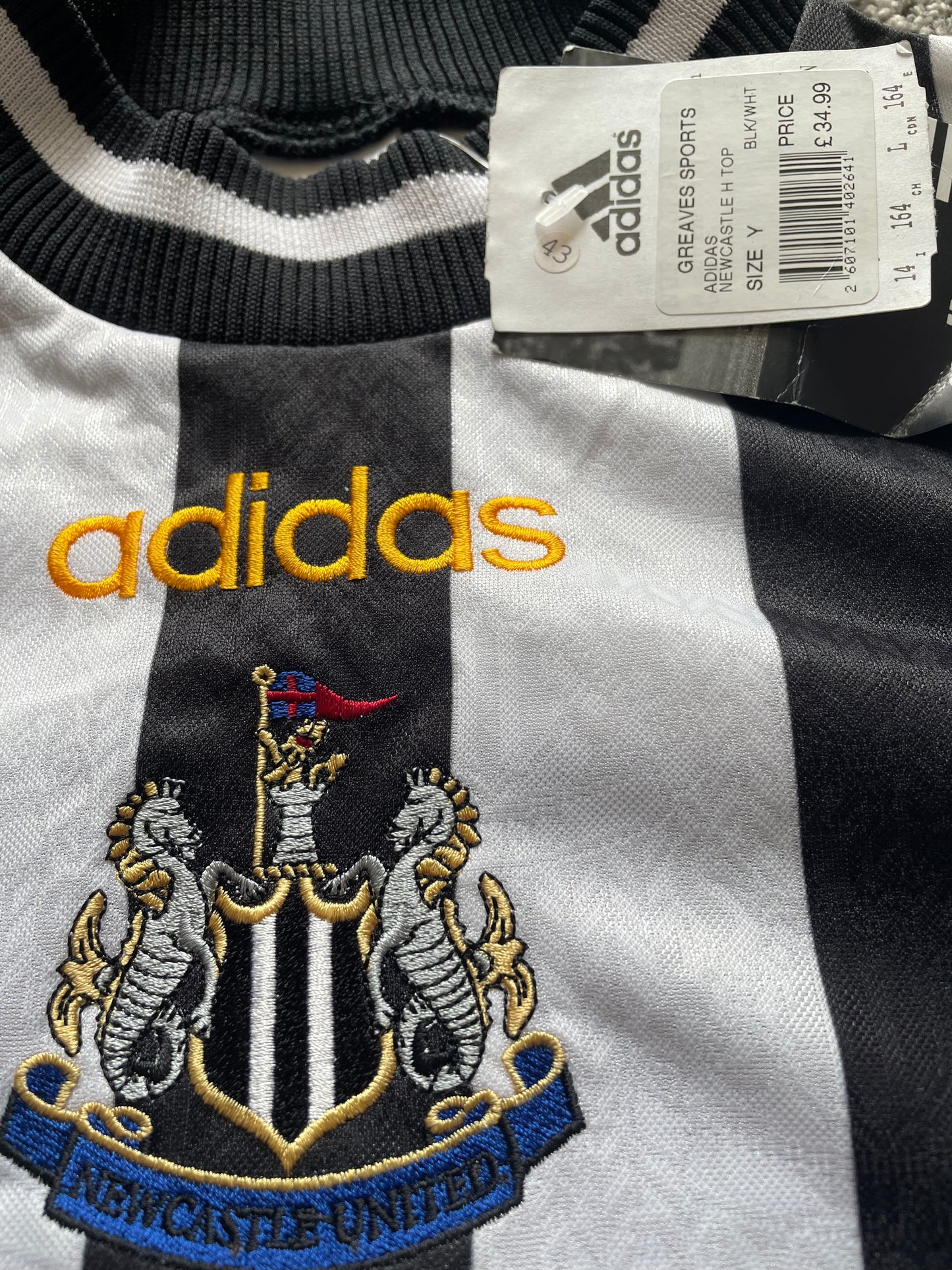 Newcastle 1997 Home Shirt (excellent) BNWT Adult XS/XLYouth 164