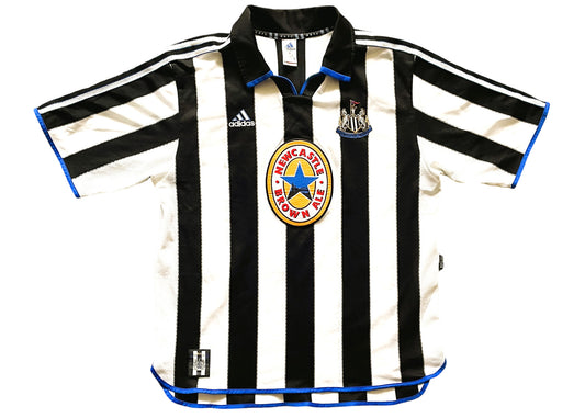 Newcastle Home Shirt 1999 -00 (good) Adults XL Adidas name on back