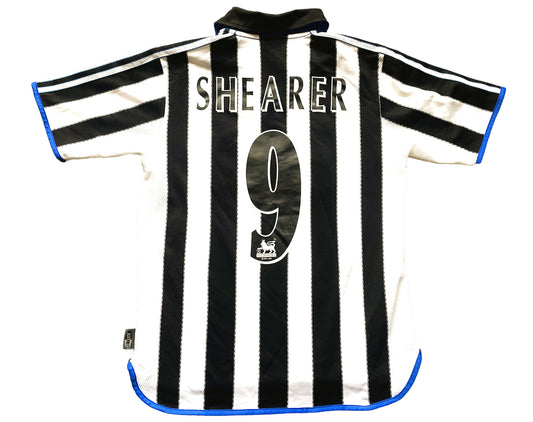 Newcastle Home Shirt 2000-01 SHEARER 9 (good) Adults XSmall 164