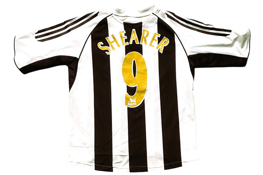 Newcastle Home Shirt 2005 -07 Shearer 9 (fair) Adults XS / Youths 164 32-34