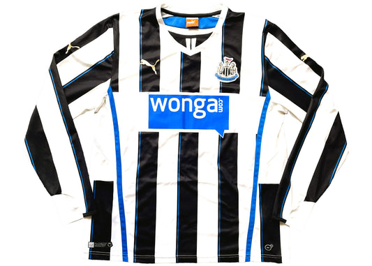 Newcastle 2013-14 Home Shirt (very good) Adults Large Long-Sleeved Puma