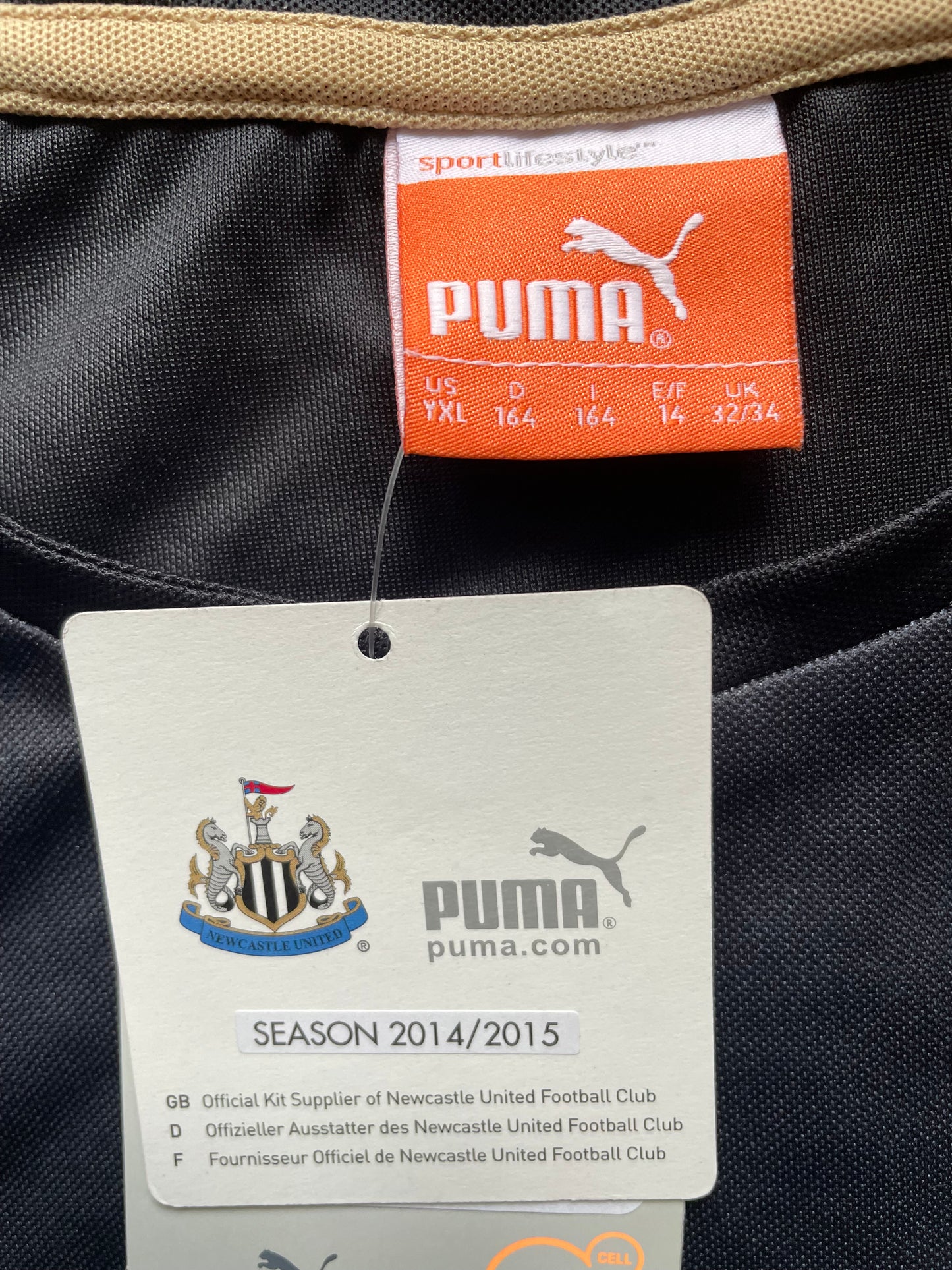 Newcastle 2014/15 Home Shirt (excellent) Adults XS/YouthXL 164 32/34 BNWT