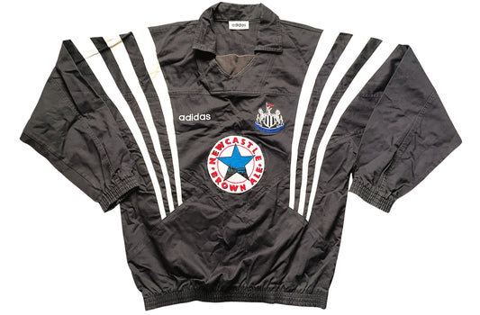 Newcastle Adidas Training Drill Top 1995 -96 (good) Adults Medium 38-40 174 D5 Baggy Fit