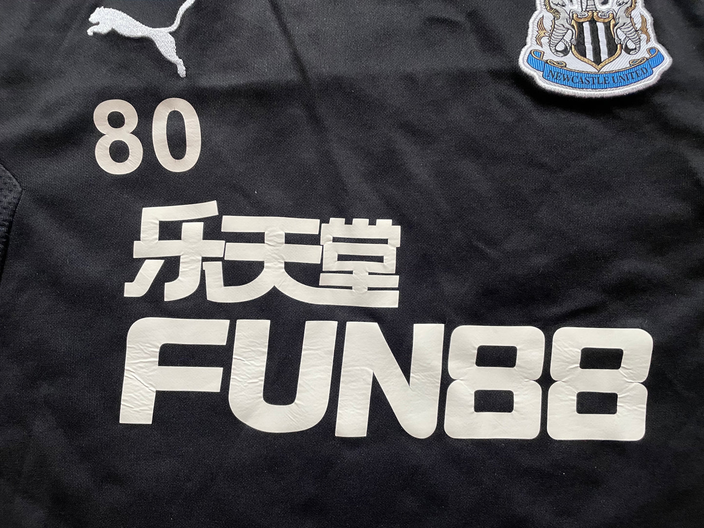 Newcastle Player/Staff Issued Training Shirt 2020-21 (very good) Small