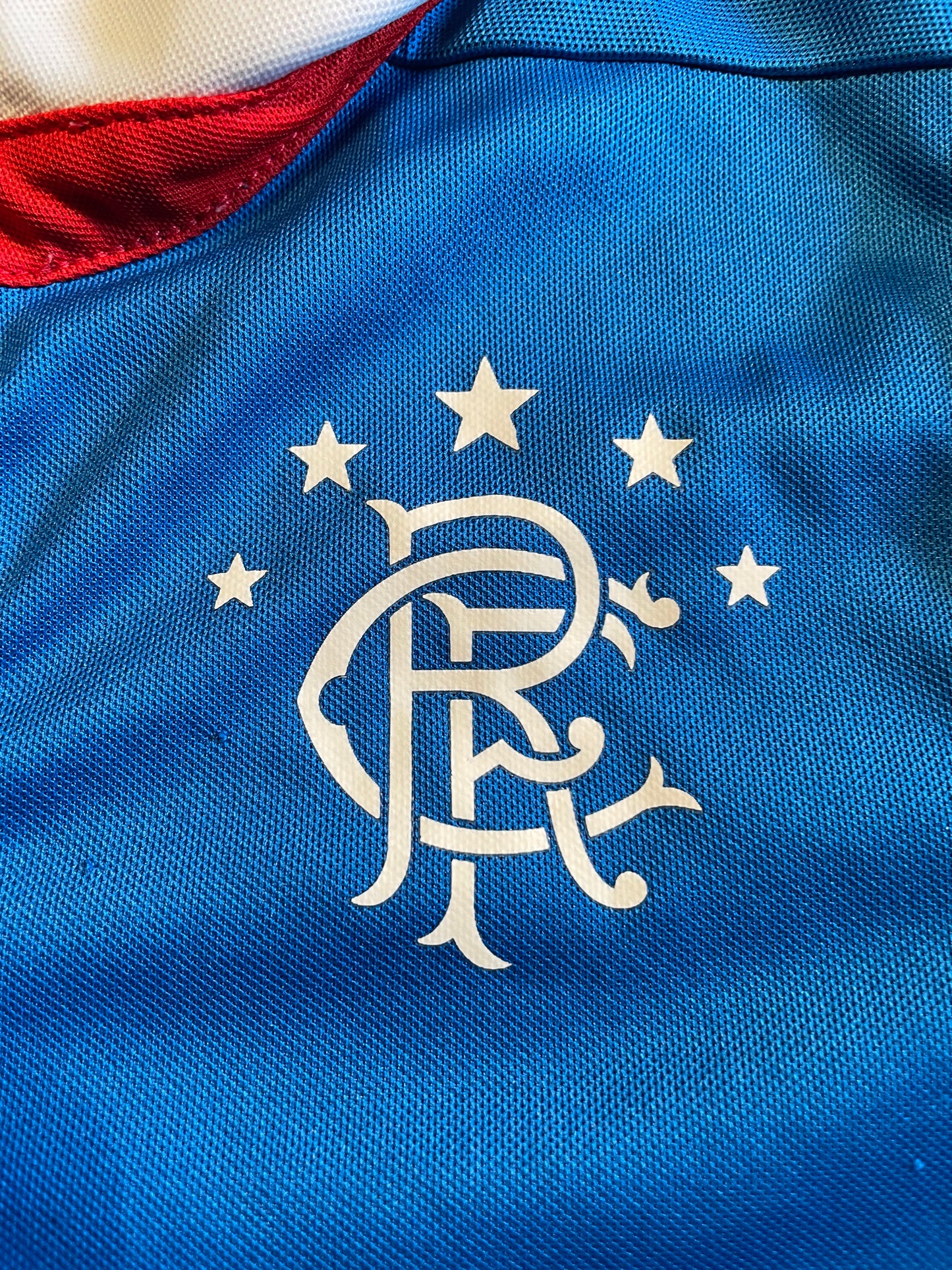 Rangers 2014 Home Shirt (average) Aged 5 to 6 years. Height 16 inches