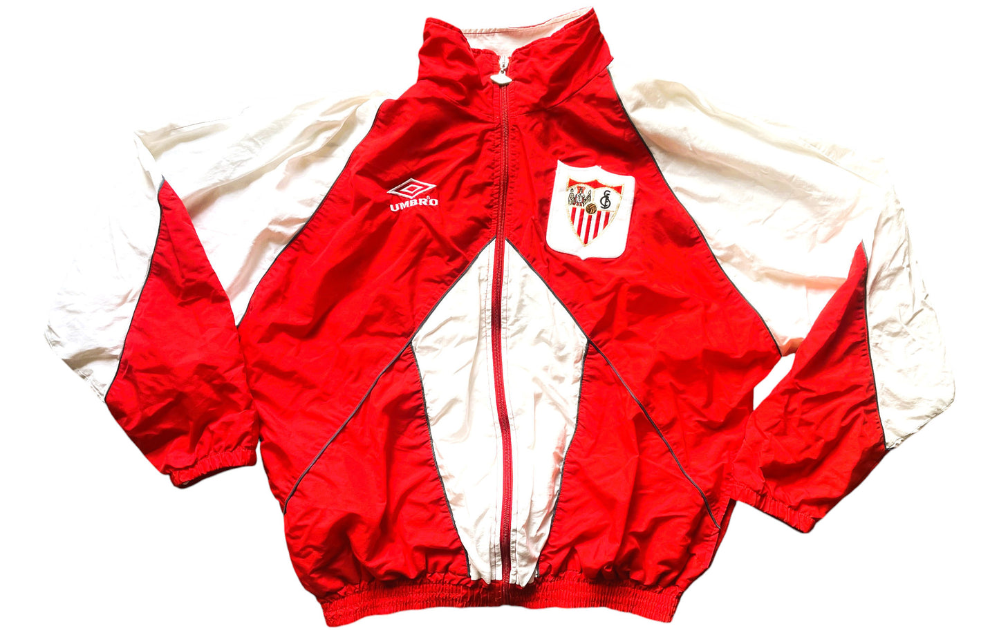 Sevilla Umbro Training Jacket 1994-96 (very good) Adults Small (fits bigger) Original