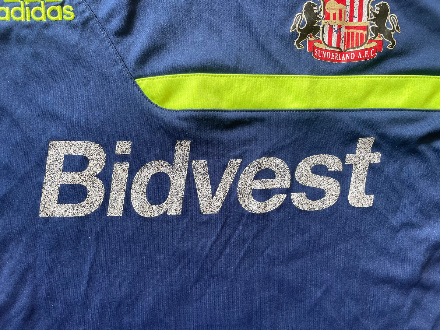 Sunderland Training Shirt 2014 -15 (fair) Adults Small Adidas