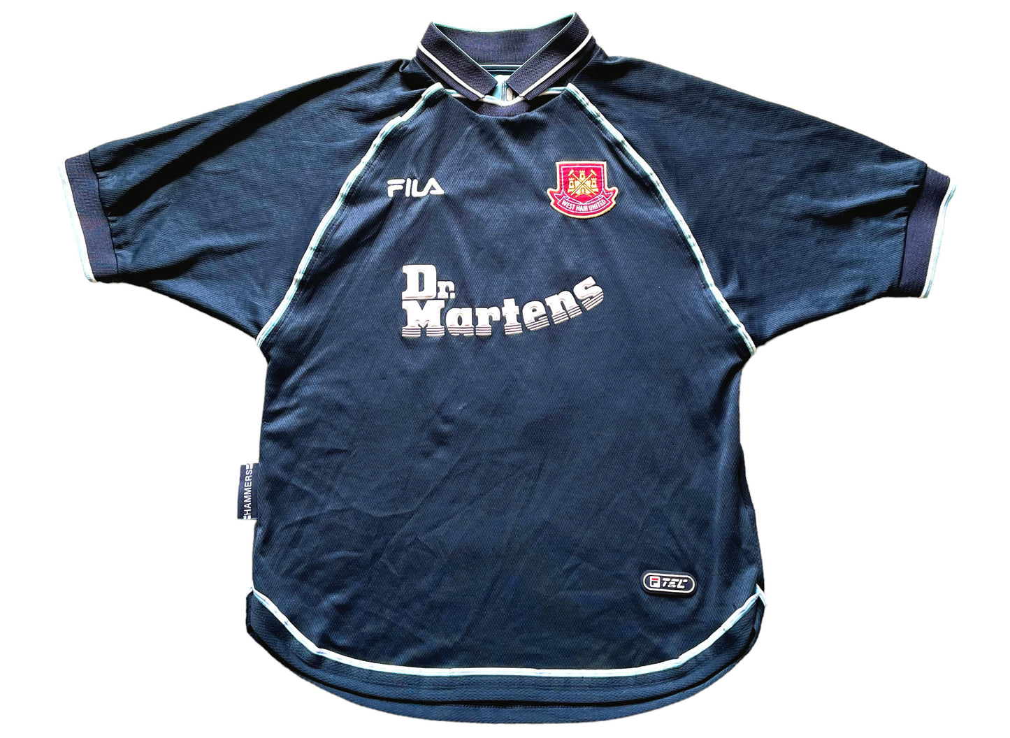 West Ham 1999-01 Third Shirt DI CANIO 10 (very good) AdultsXS tho XLBoys on tag