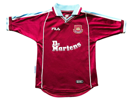 West Ham 1999-01 Home Shirt original (good) AdultsXS / Youths see below