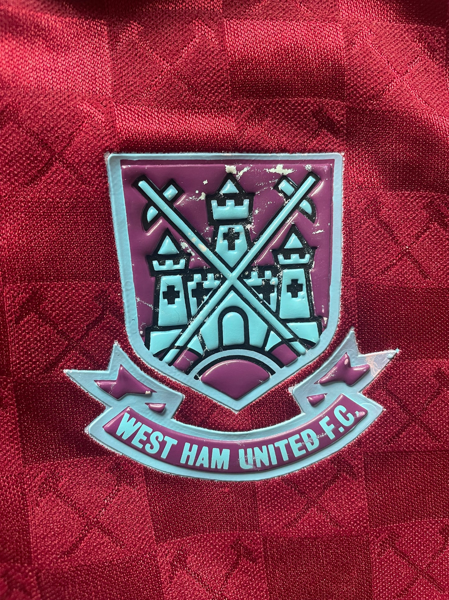 West Ham Home Shirt 1989-90 Original (good) Kids 26-28 Bukta