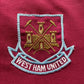 West Ham Home Shirt 2001 -03 Di Canio 10 Fila (very good) Adults Large