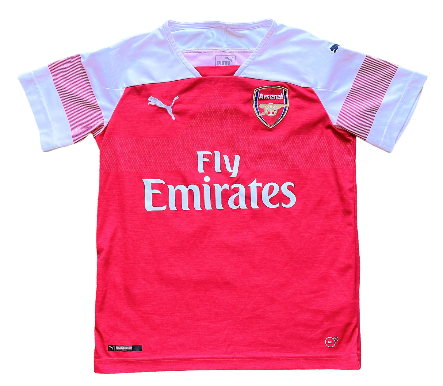 Arsenal Home Shirt 2018/19 (very good) Adults XXS/XL Youths. Height 21 inches.