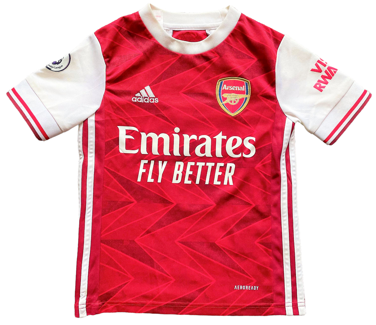 Arsenal Football Shirt 2020 LACAZETTE 9 (good) Childs 7-8 years. Height 16 inches