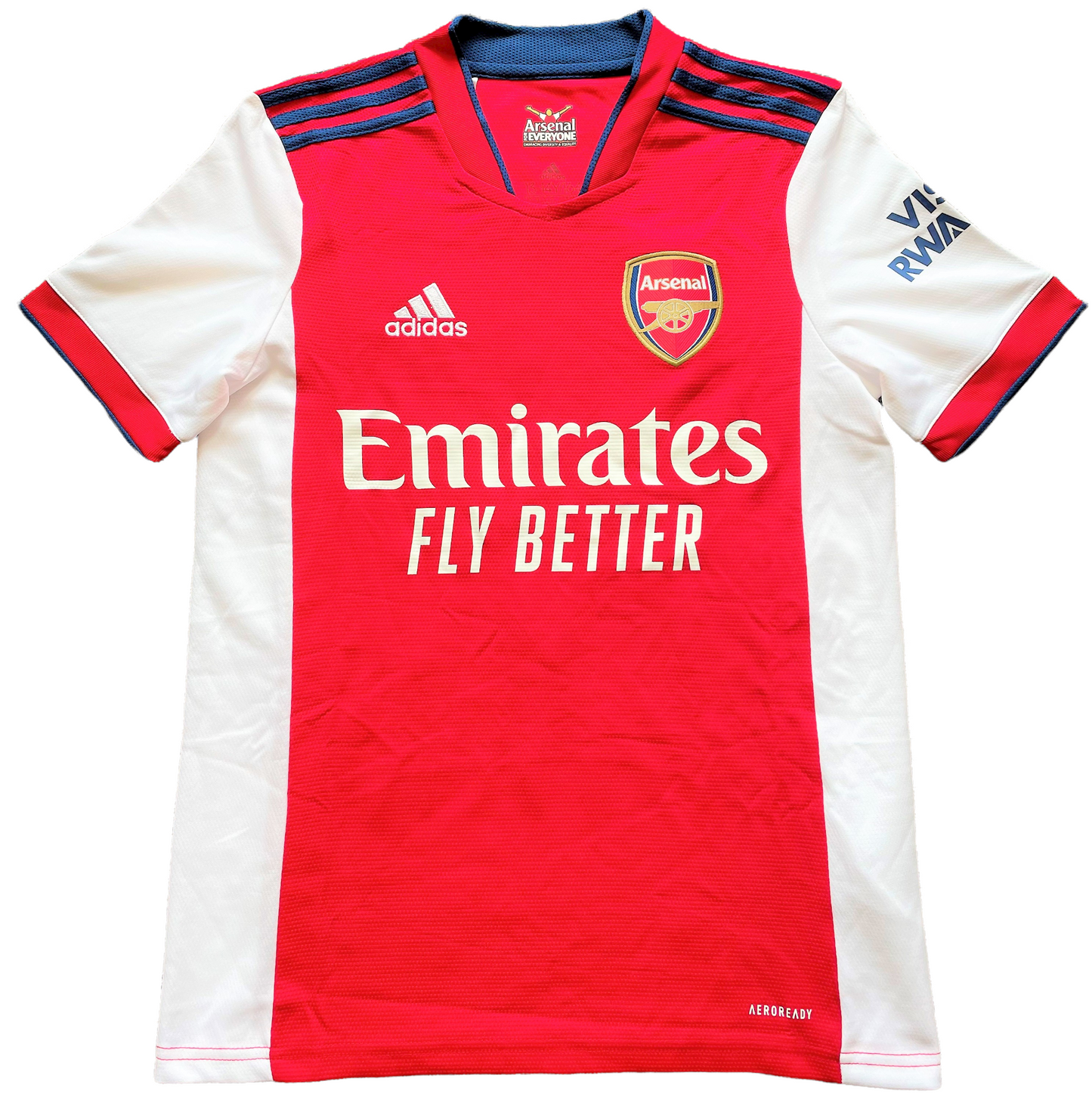 Arsenal Home Shirt 2021/22 LUCA 12 (excellent) Adults XS/Large Youths. Height 21 inches
