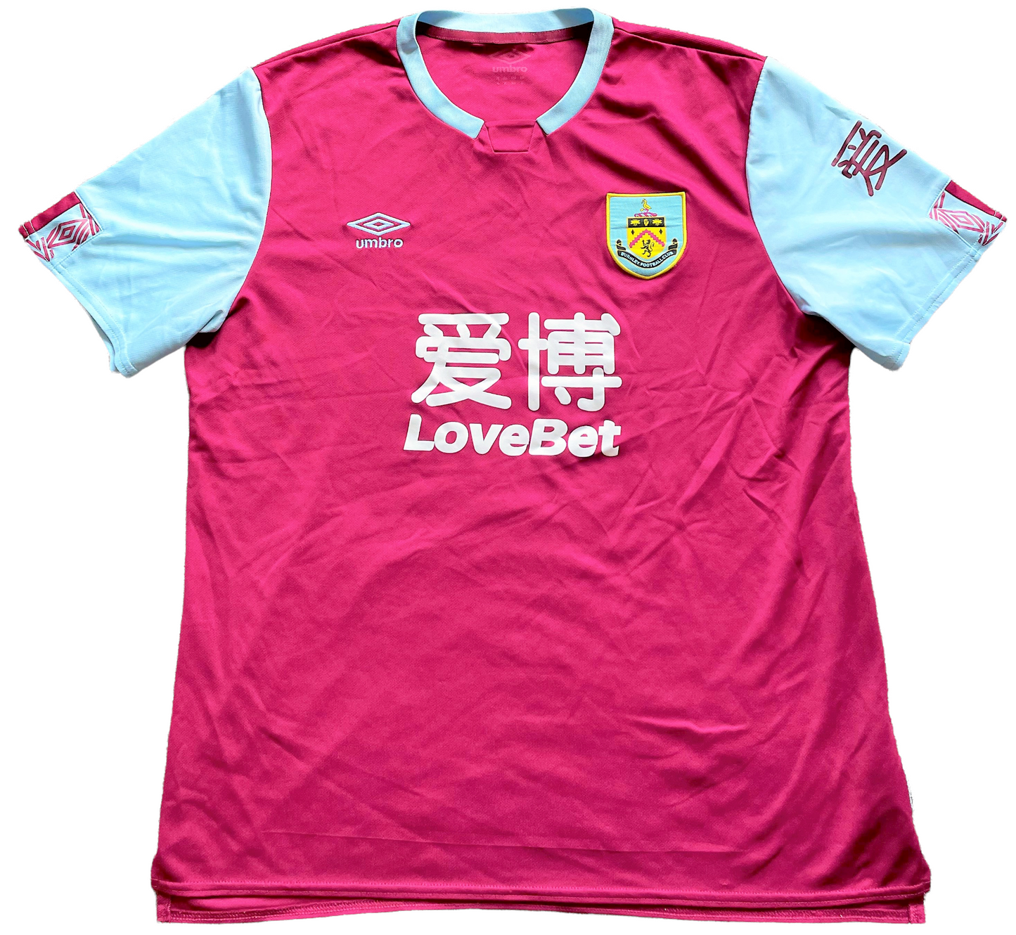 2019-20 Burnley Home Shirt (excellent) Adults Large