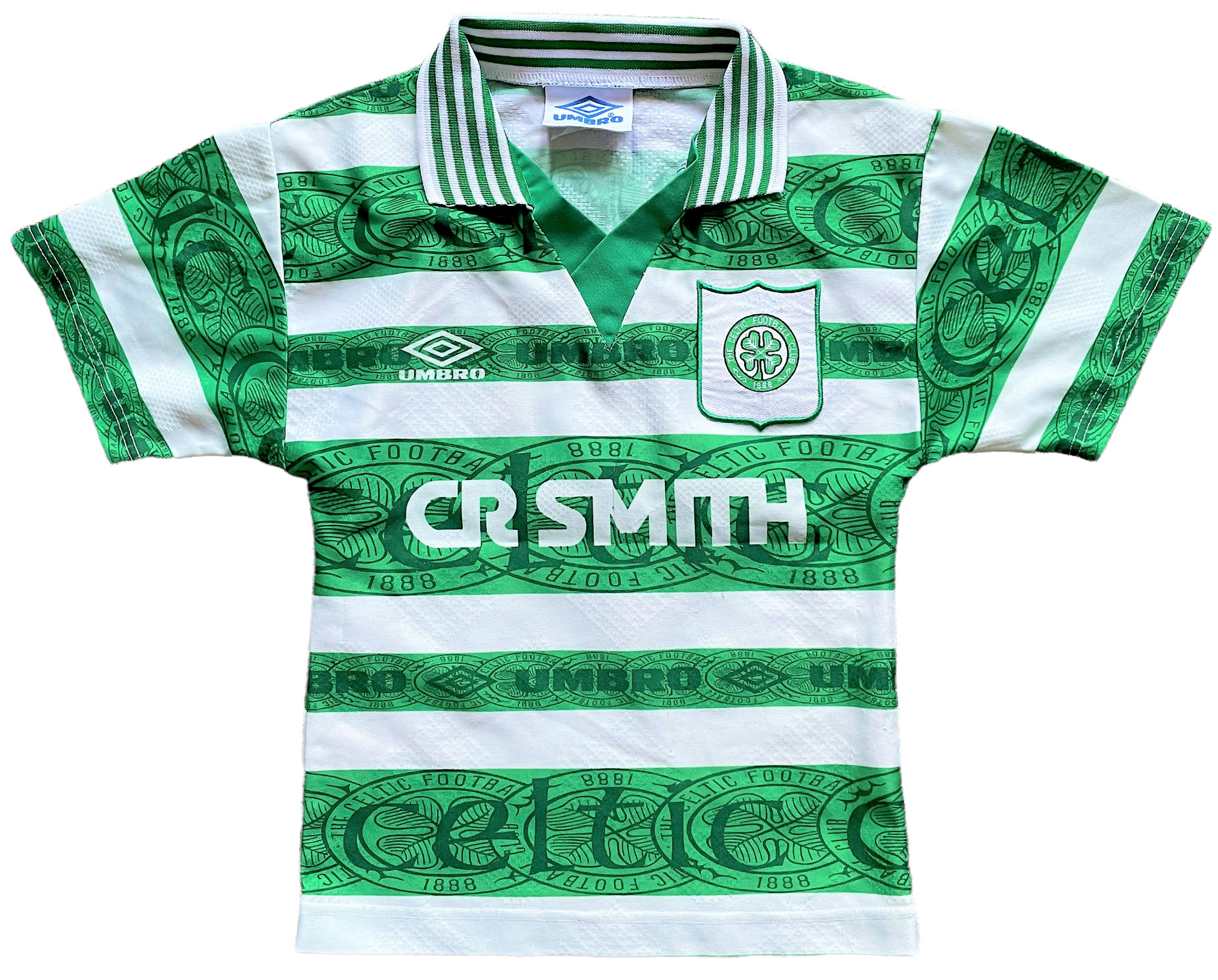 1995-97 Celtic Home Shirt (excellent) Small Boys