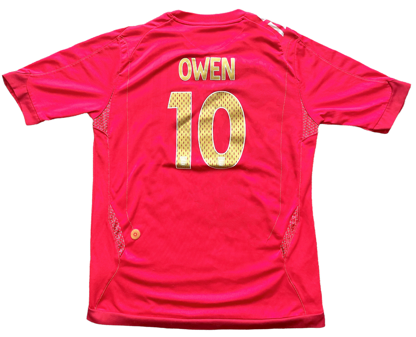 2006-08 England Away Shirt OWEN #10 (very good) Large Boys