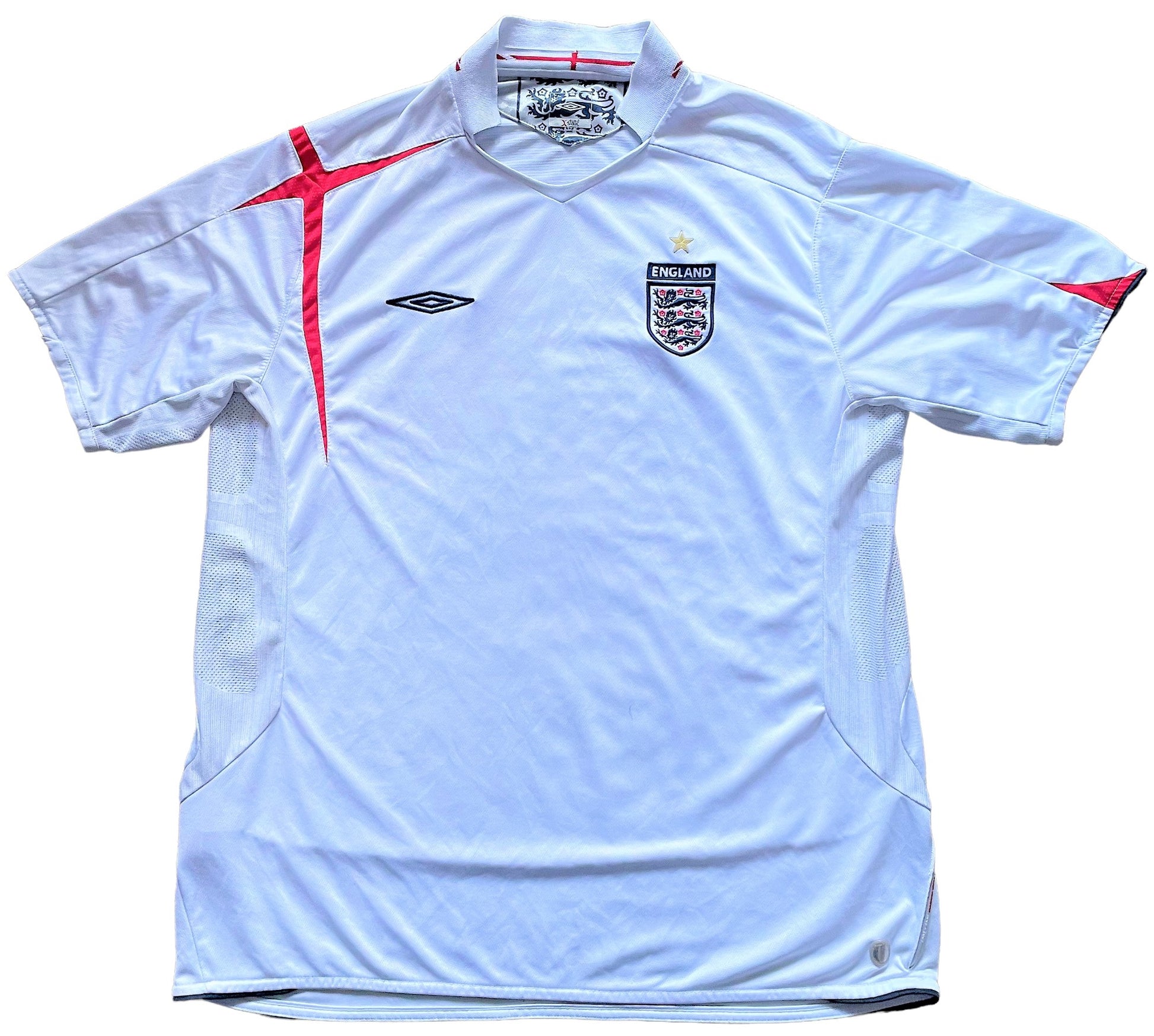 2005-07 England Home Shirt (good) Adults 2XL