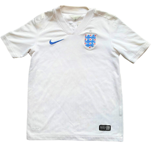 2014-15 England Home Shirt (poor) Medium Boys 8 to 10 years